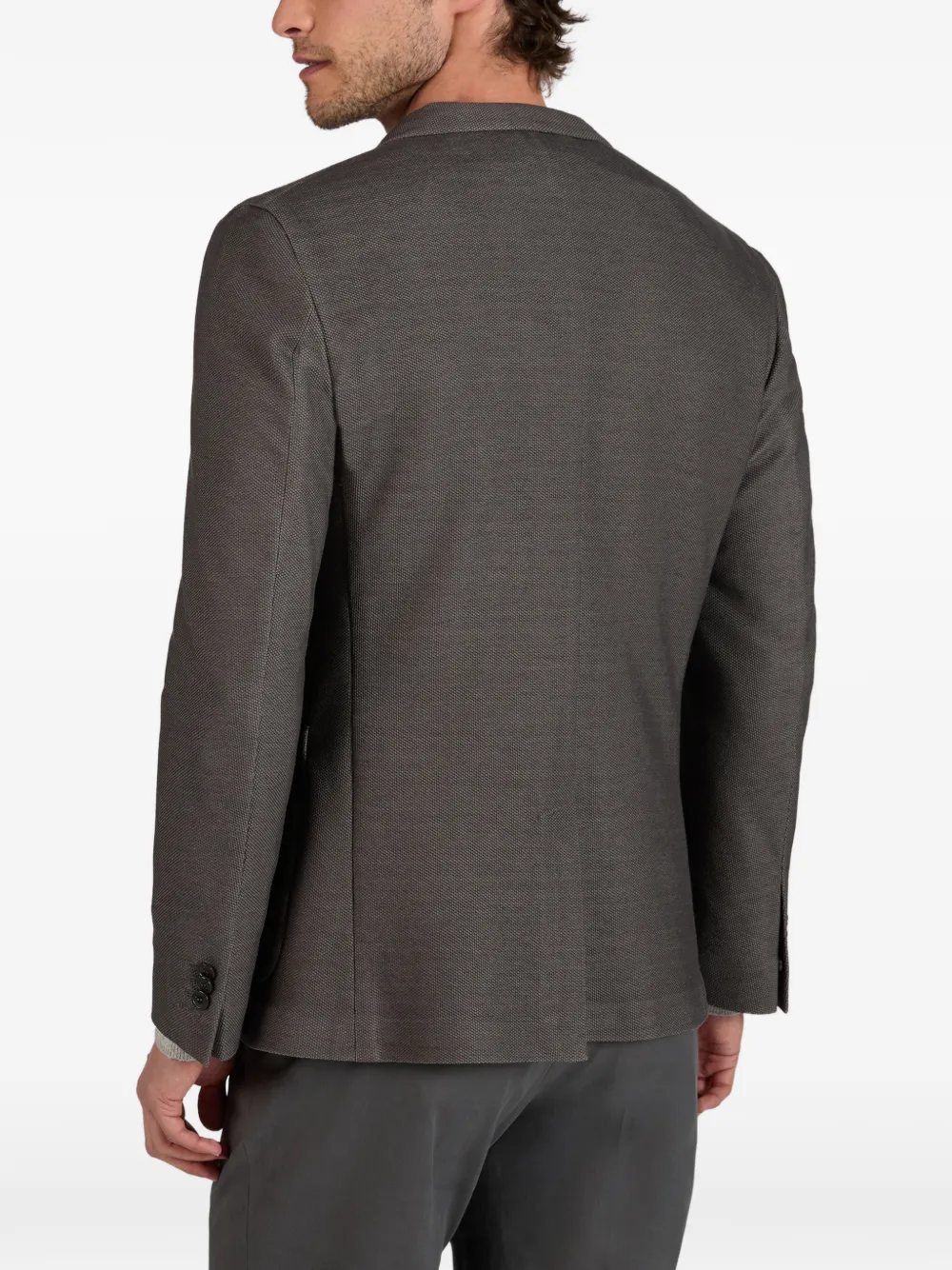 Incotex Blazer met borstzak Grijs