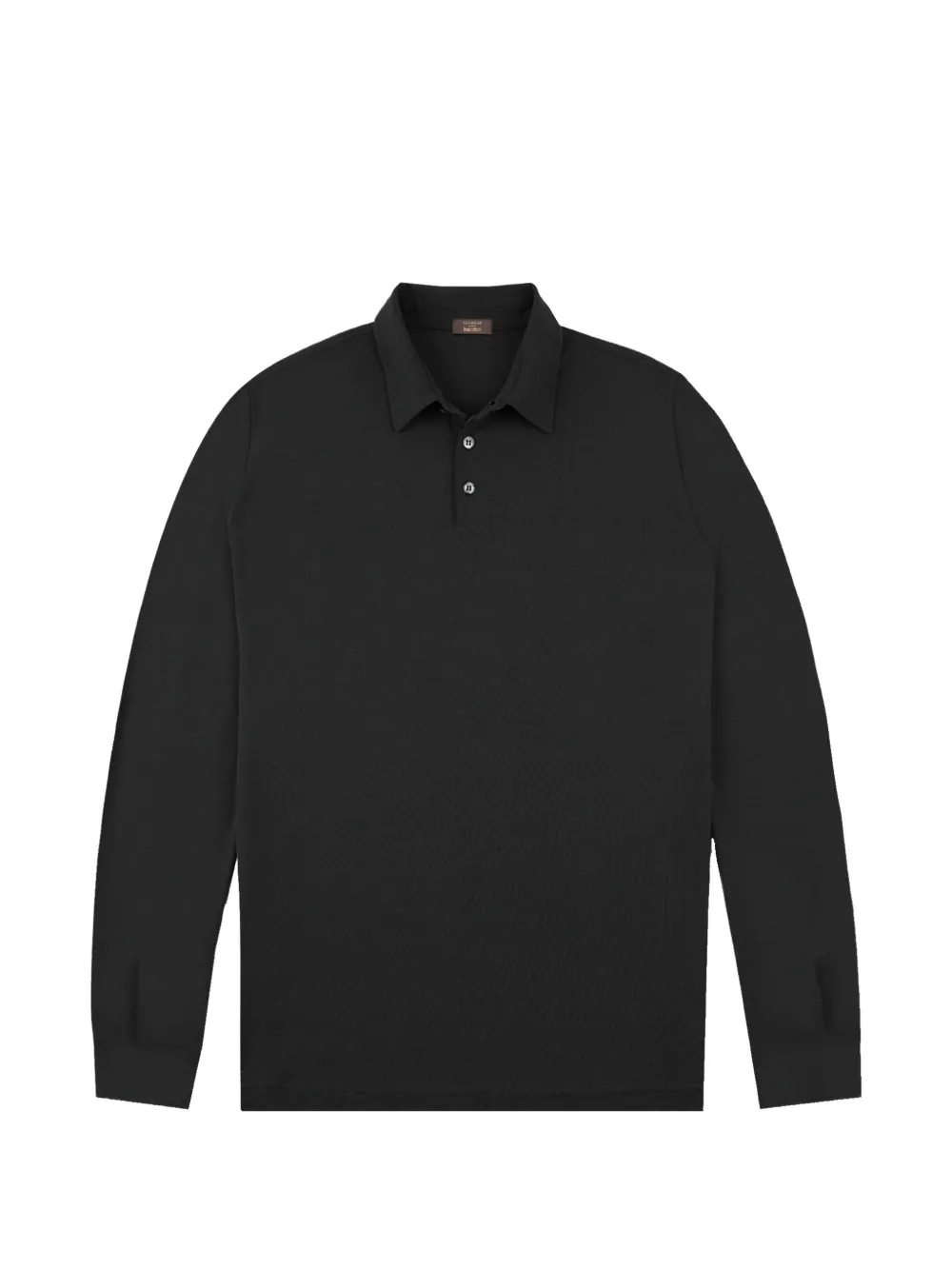 Zanone long-sleeve polo shirt - Nero