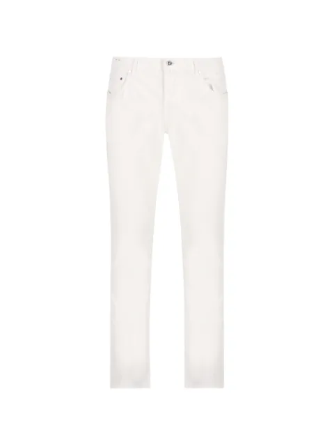 Hand Picked Ravello logo-patch jeans