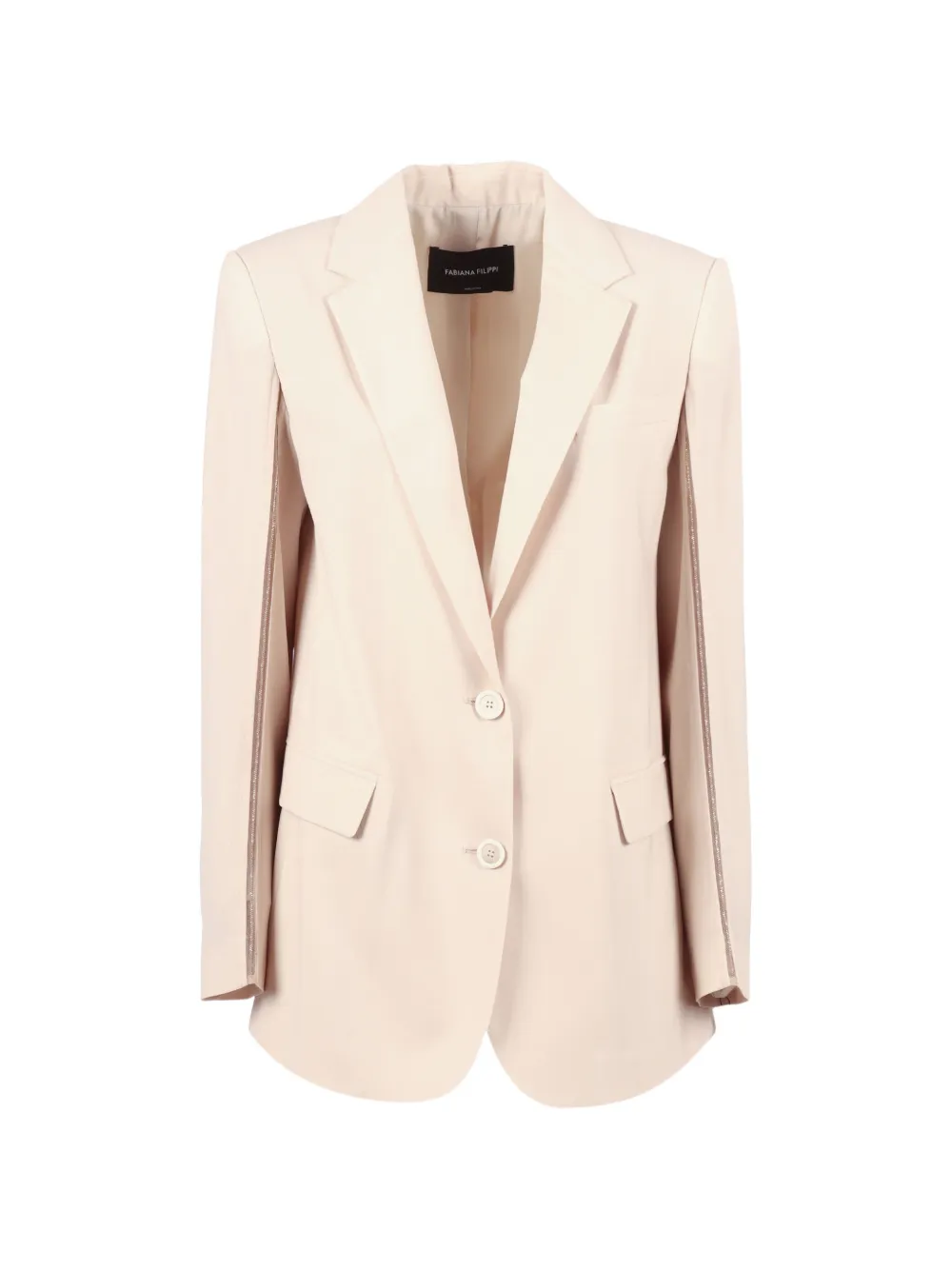 Fabiana Filippi Blazer oversize con decorazione - Rosa