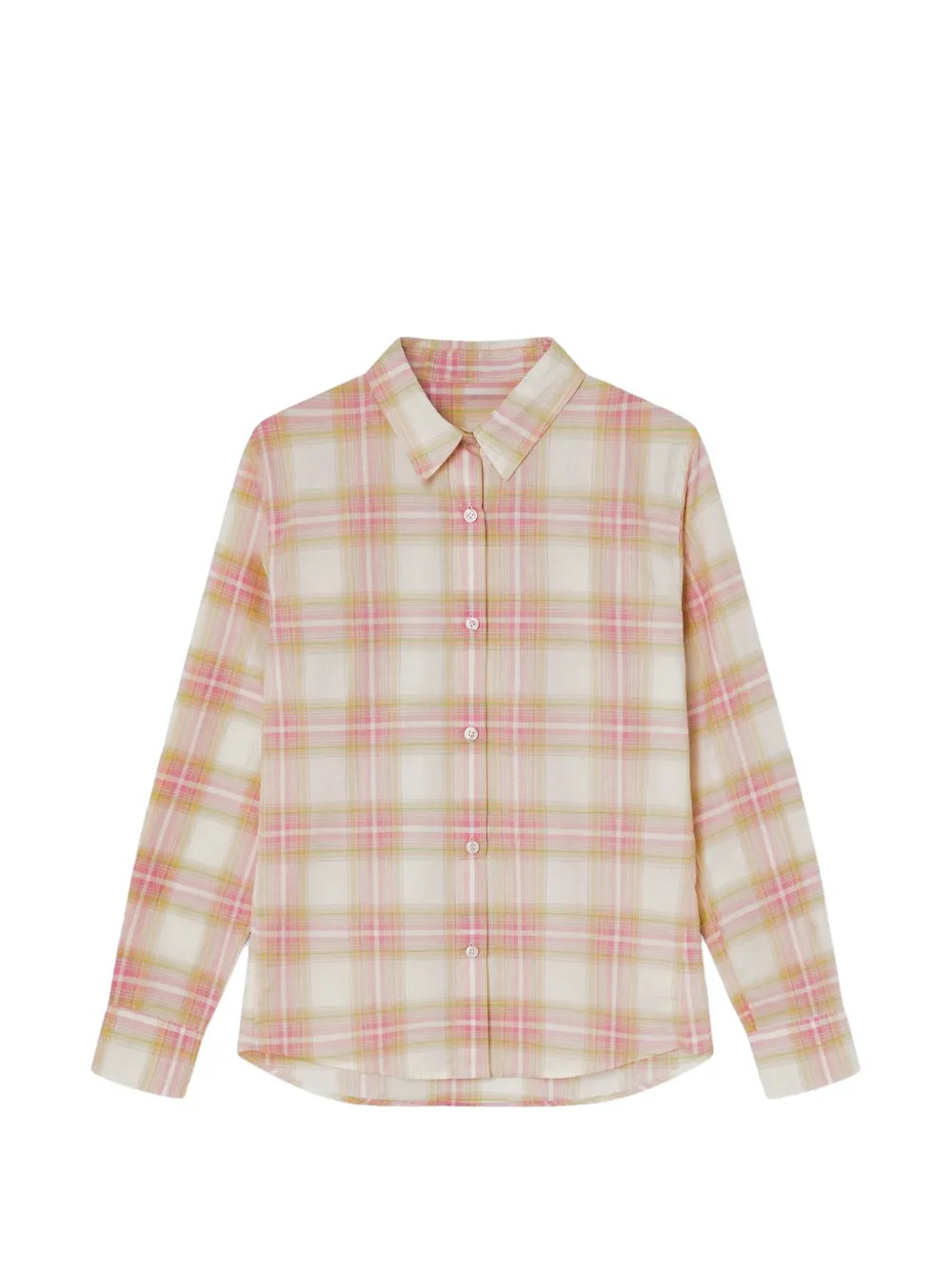 Gimaguas Laura check-pattern shirt - Rosa