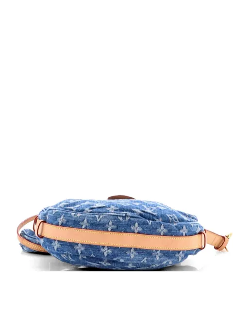 Louis Vuitton Pre-Owned Croissant NM Handbag Monogram Denim MM hobo bag