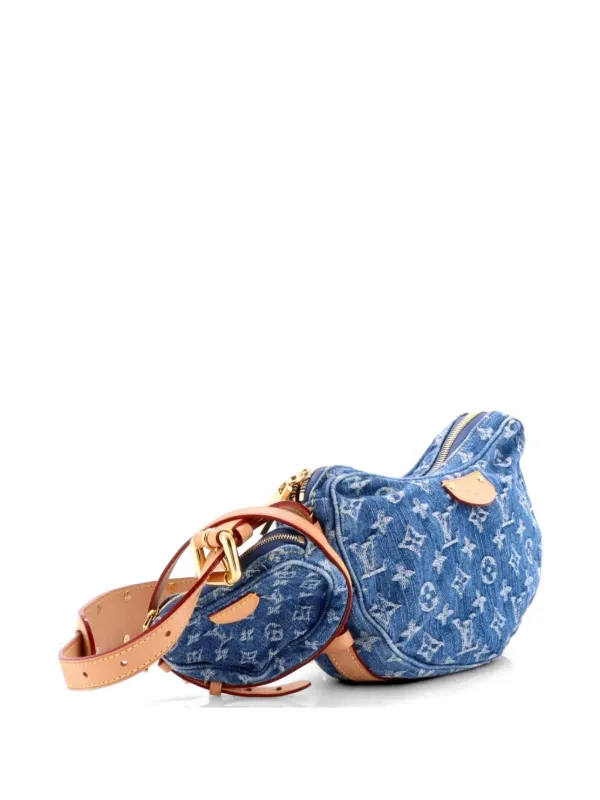 Louis Vuitton Pre-Owned Croissant NM Handbag Monogram Denim MM