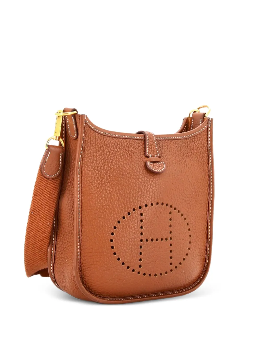 Hermès Pre-Owned Evelyne Bag Gen III Clemence TPM crossbody bag - Marrone