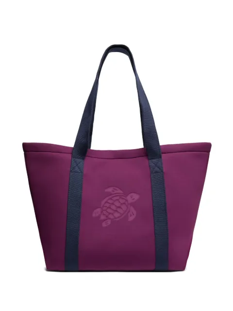 Vilebrequin turtle-debossed tote bag