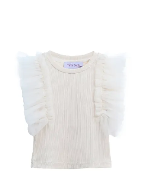 Mimi Tutu tulle-frill T-shirt