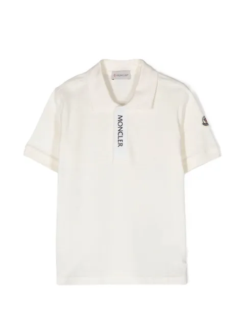 MONCLER GRENOBLE KIDS polo à patch logo