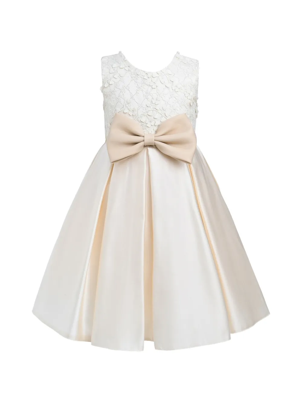 Tulleen Hampton double-bow dress - Toni neutri