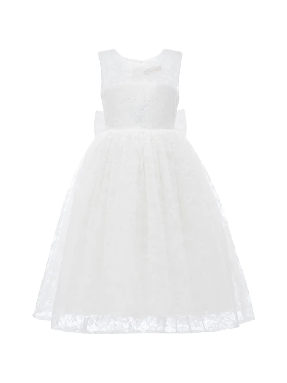 Tulleen Rossemere lace-embroidered tulle dress - Bianco