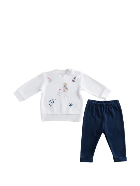 Andywawa graphic-print trousers set