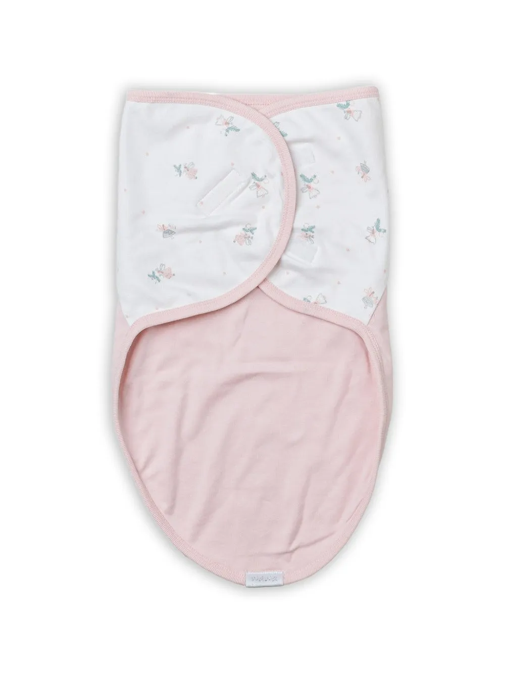 Andywawa touch-strap printed swaddle - Rosa