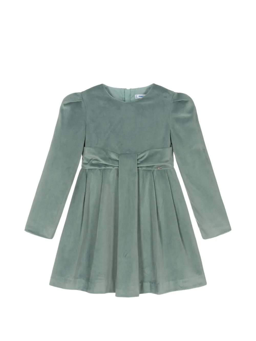 MAX MARA KIDS Abito corto con fiocco - Verde