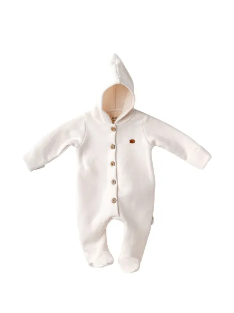 Andywawa hooded button-up romper