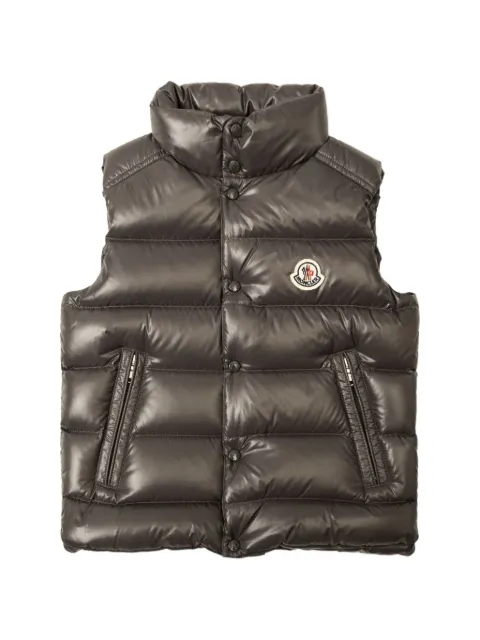 MONCLER GRENOBLE KIDS logo-patch quilted gilet