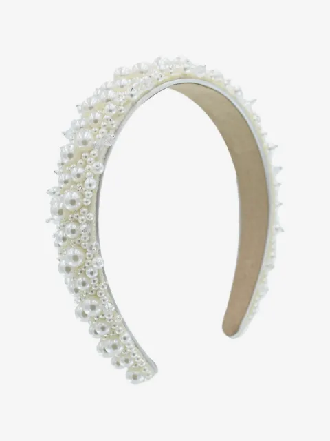 Tulleen serre-tête Royal à perles artificielles