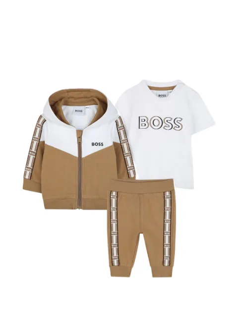 BOSS Kidswear colour-block outfit set (set of three)