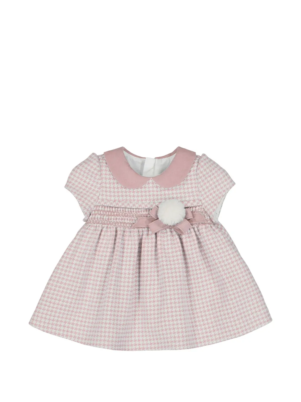 MAX MARA KIDS smocked Peter Pan collar dress - Pink