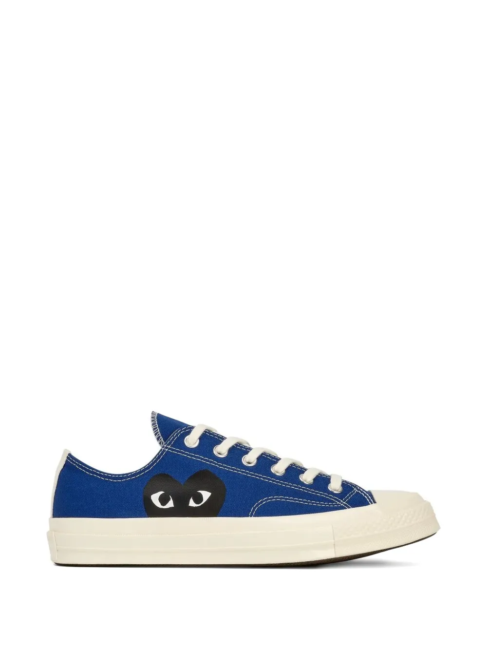 Comme Des Garçons X Coverse heart-print low-top sneakers - Blu