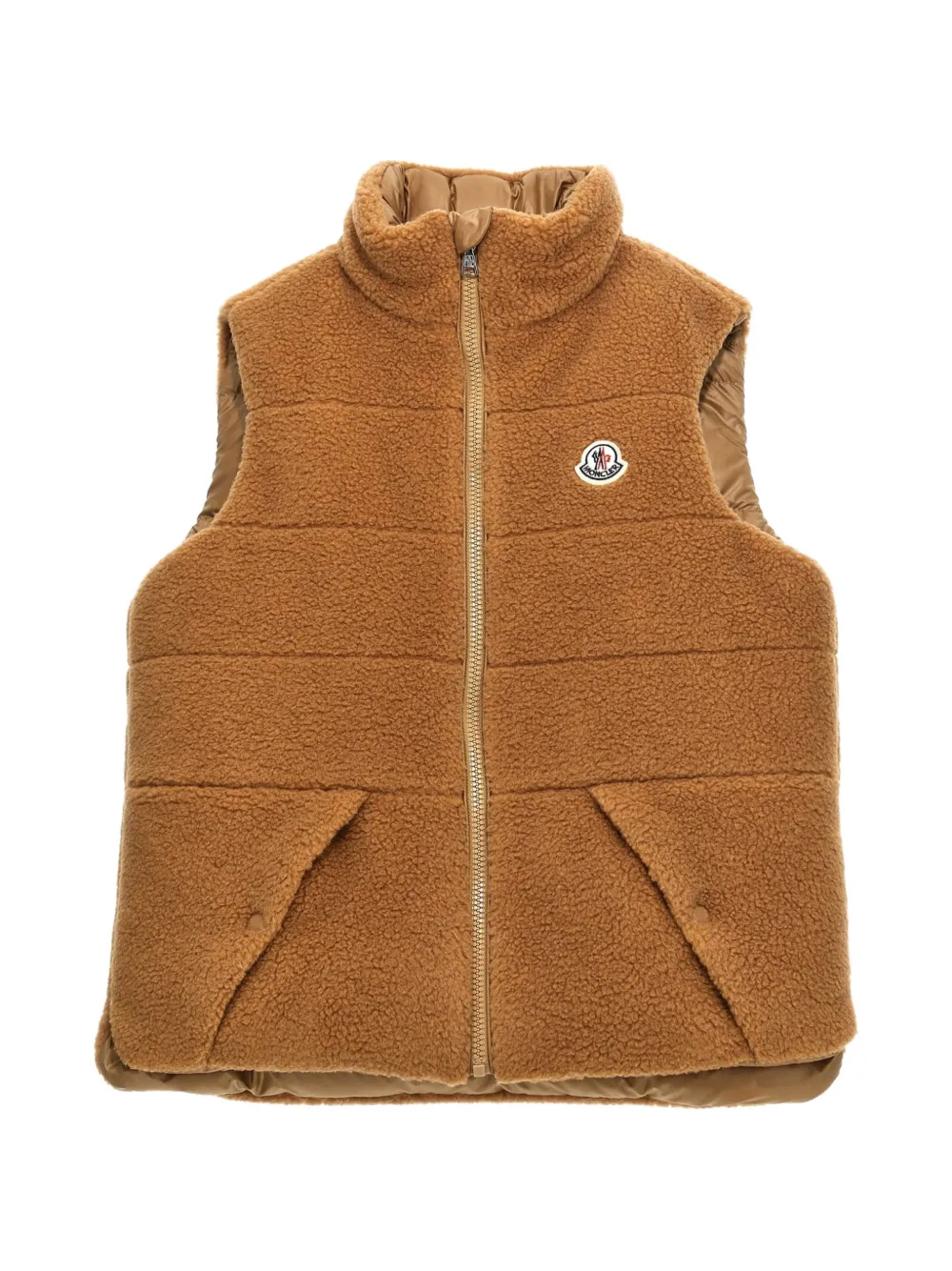 MONCLER GRENOBLE KIDS débardeur Colbricon à design réversible - Tons neutres