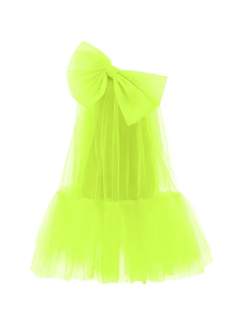 Tulleen Maggi bow-detail tulle dress