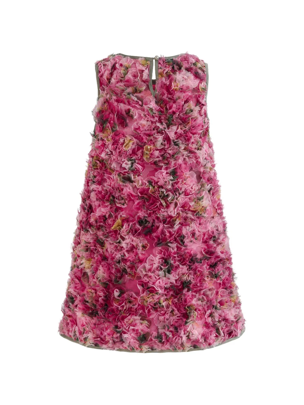 Tulleen Sylvie jurk met bloementextuur Roze