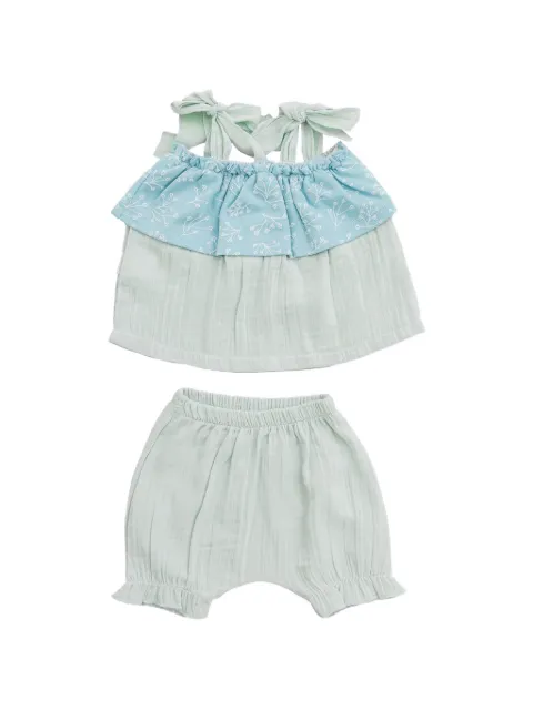 Andywawa ruffled floral-print outfit
