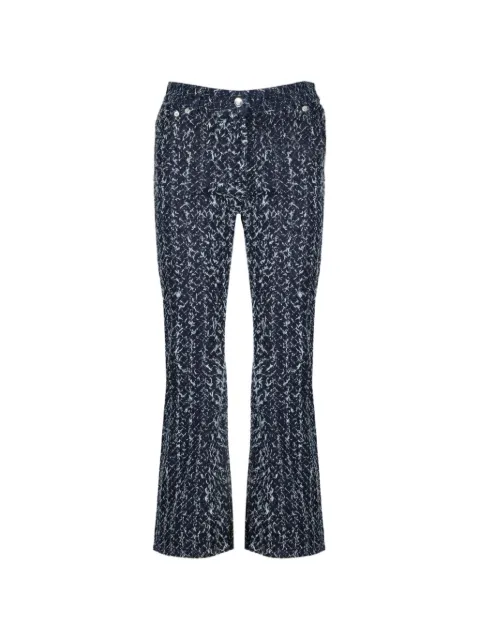 IRO textured-finish jeans