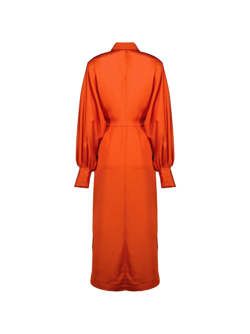 IRO Blousejurk met satijnen afwerking Oranje