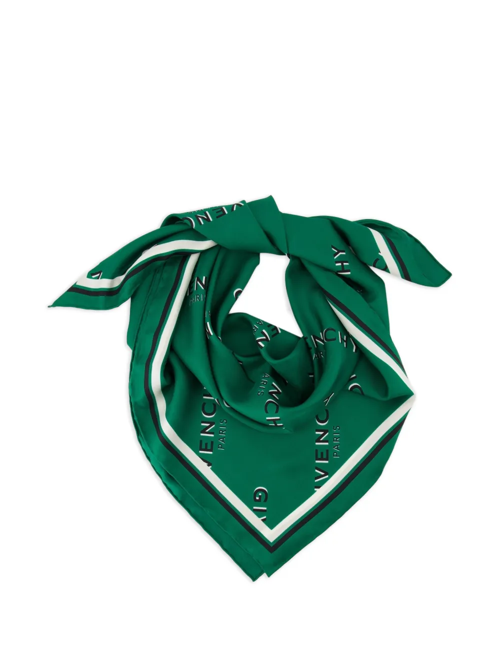 Givenchy Shadow sjaal met logoprint Groen
