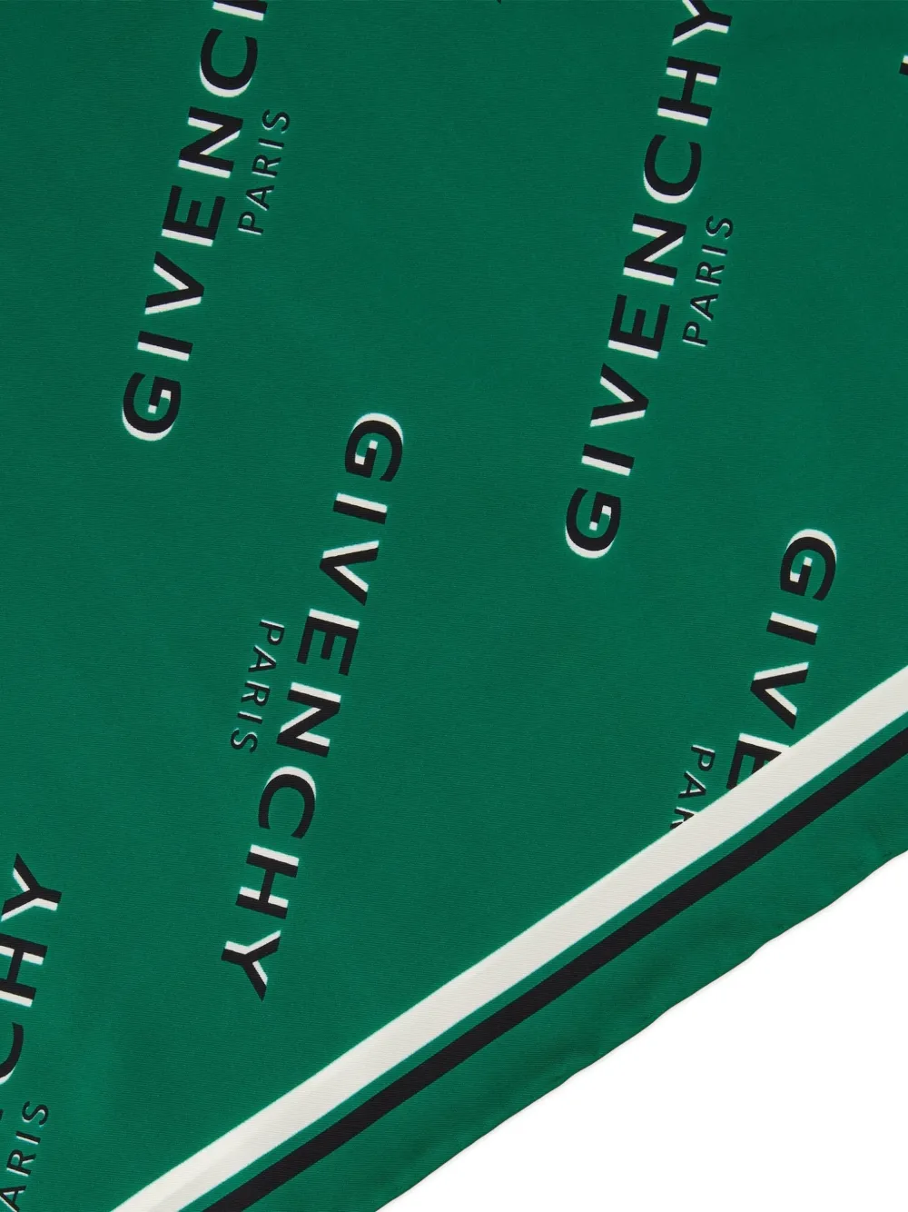 Givenchy Shadow sjaal met logoprint Groen