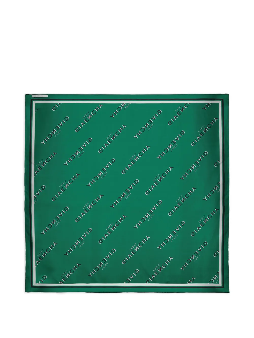 Givenchy Shadow sjaal met logoprint Groen