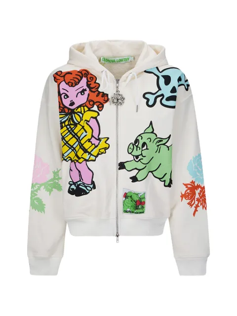 Chopova Lowena Cry Baby graphic-print hoodie