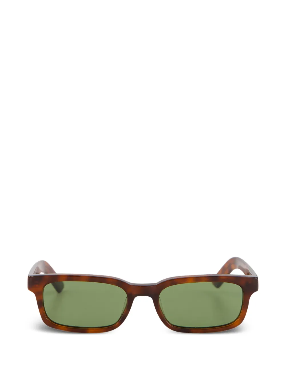 Retrosuperfuture Gesto Havana Diversa rectangle-frame sunglasses - Marrone