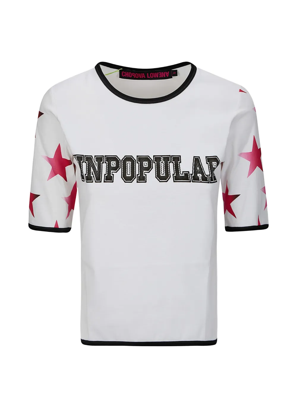 Chopova Lowena star-print jersey T-shirt - Bianco
