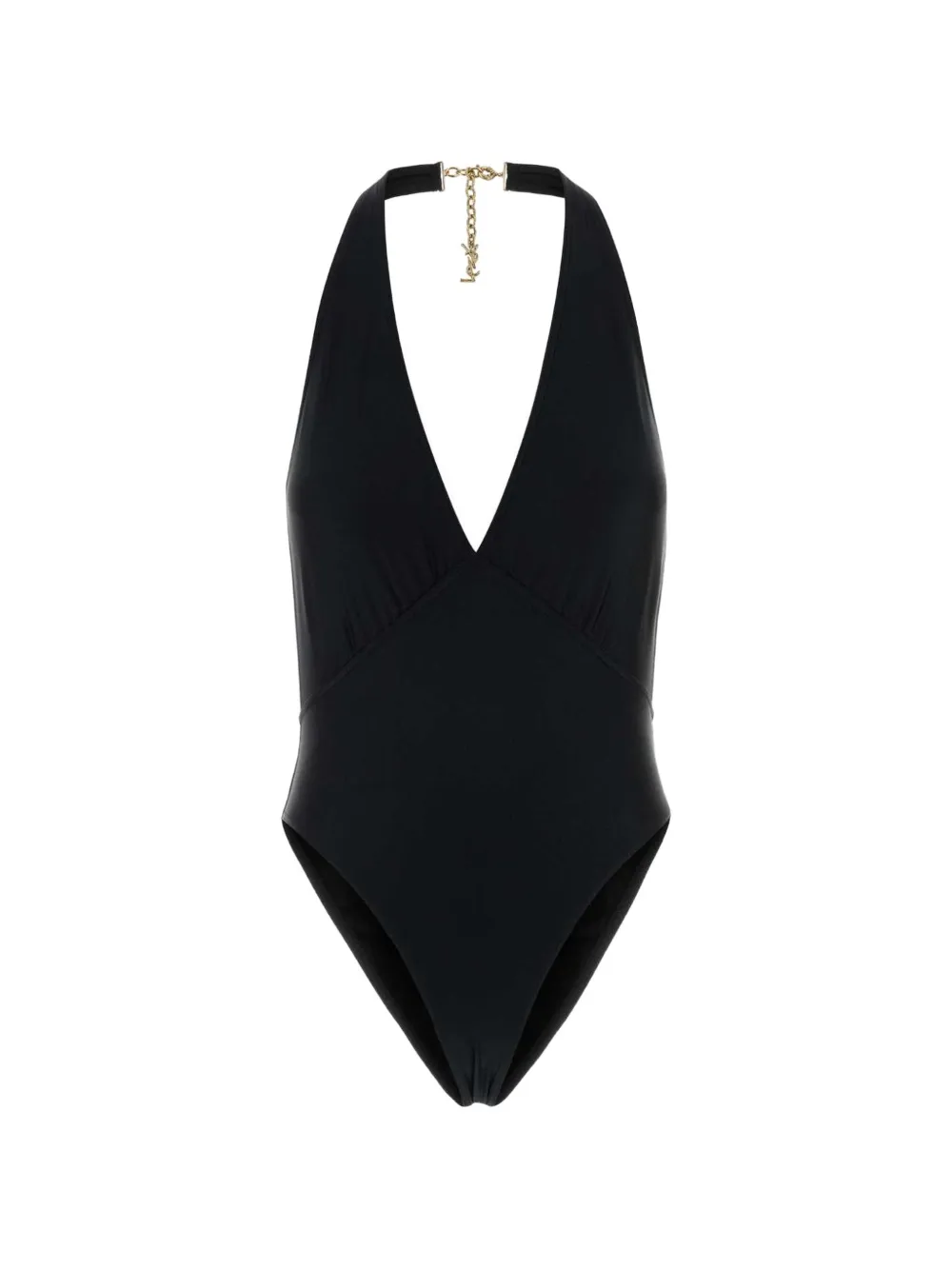Saint Laurent halterneck swimsuit - Schwarz