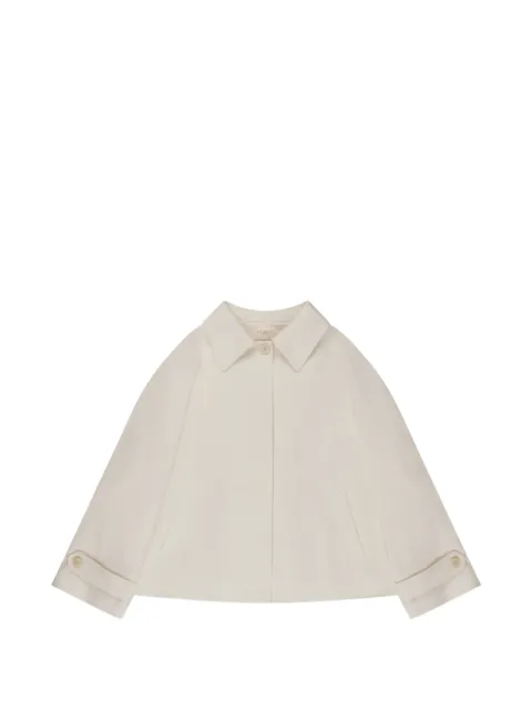 slowear pleat-detail wide-fit jacket