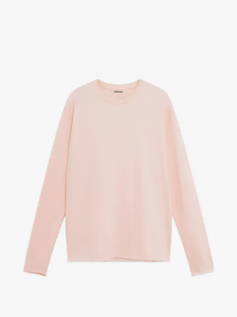 Auralee t-shirt à bords francs