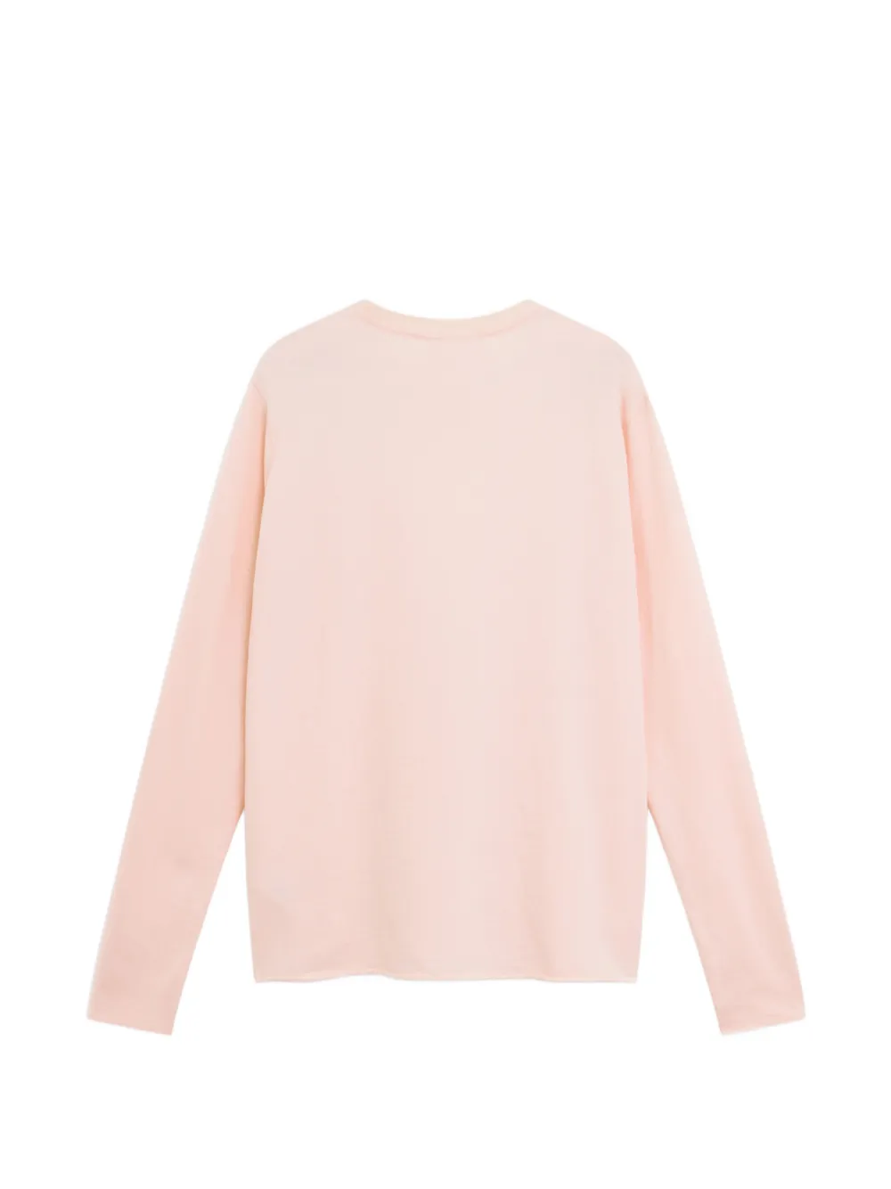 Auralee Gerafeld T-shirt met lange mouwen Roze