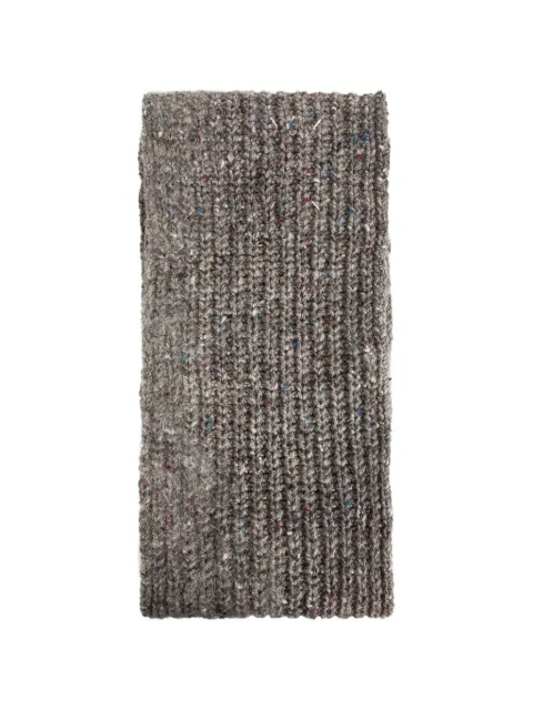 Maison Margiela ribbed-knit wool scarf