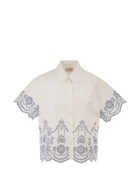 MC2 Saint Barth chemise Clementine en broderie anglaise