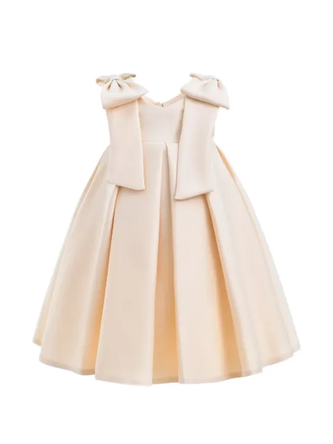 Tulleen Palermo bow-detail pleated dress