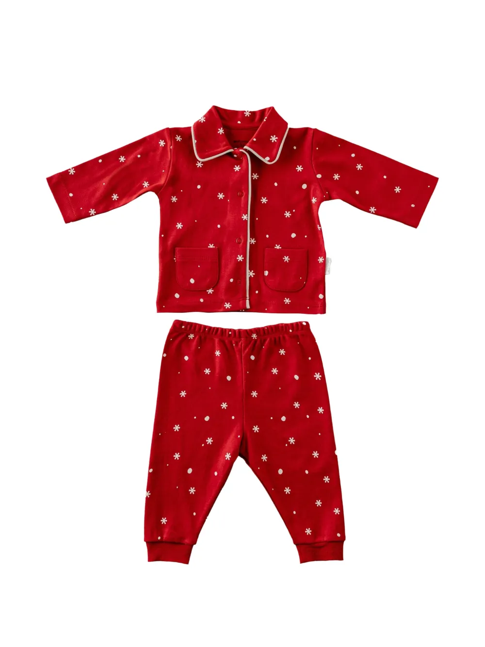 Andywawa snowflake-print pajamas - Red