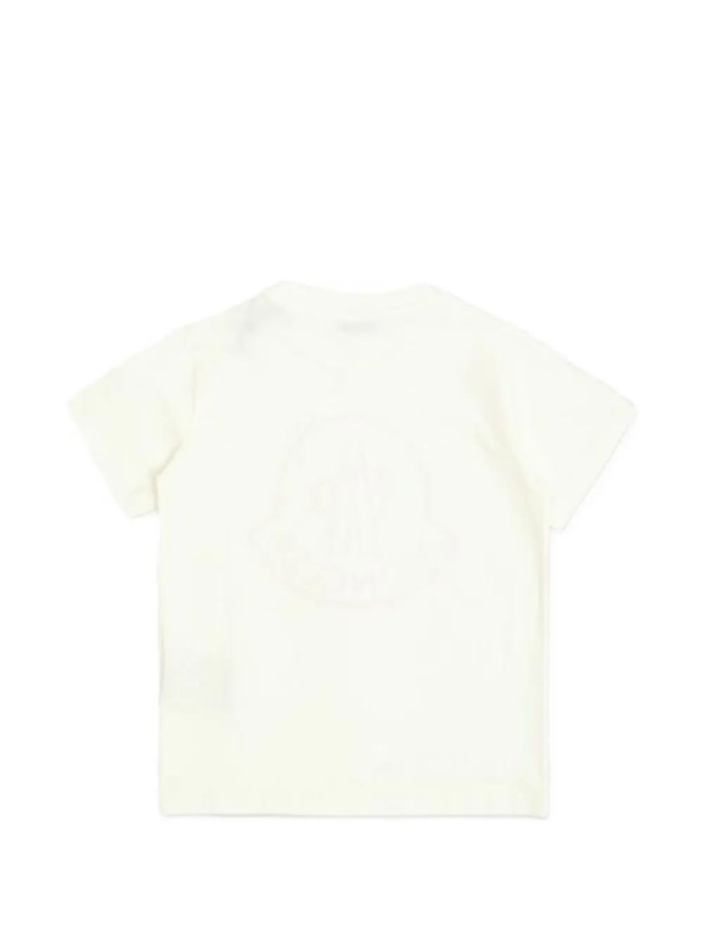 MONCLER GRENOBLE KIDS T-shirt met logoprint Wit