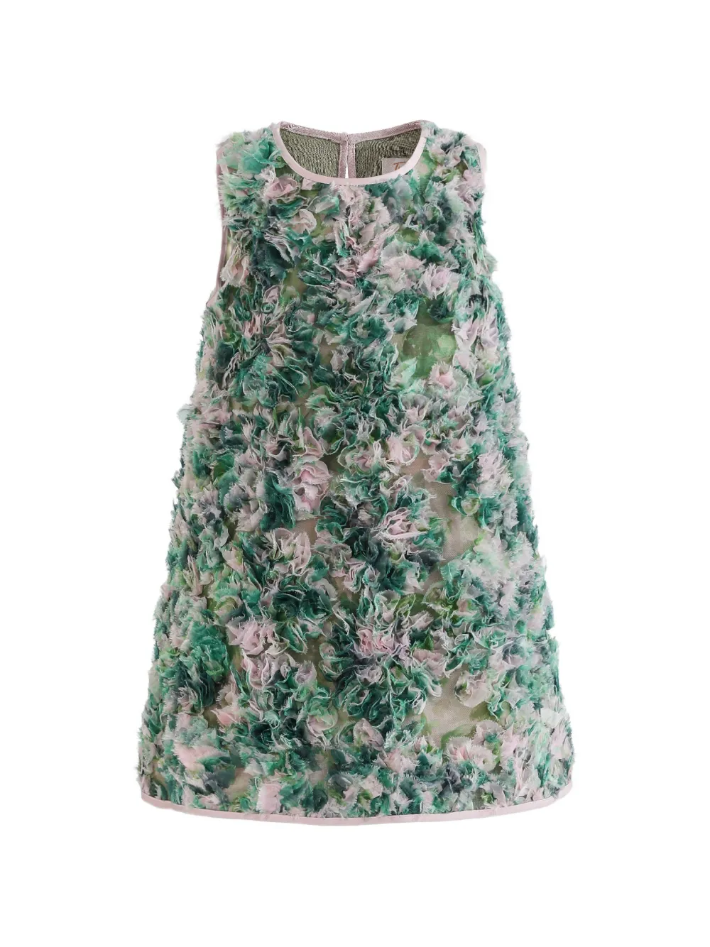 Tulleen Sylvie textured dress - Verde