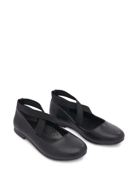 La Perla Kids cross-strap ballet flats