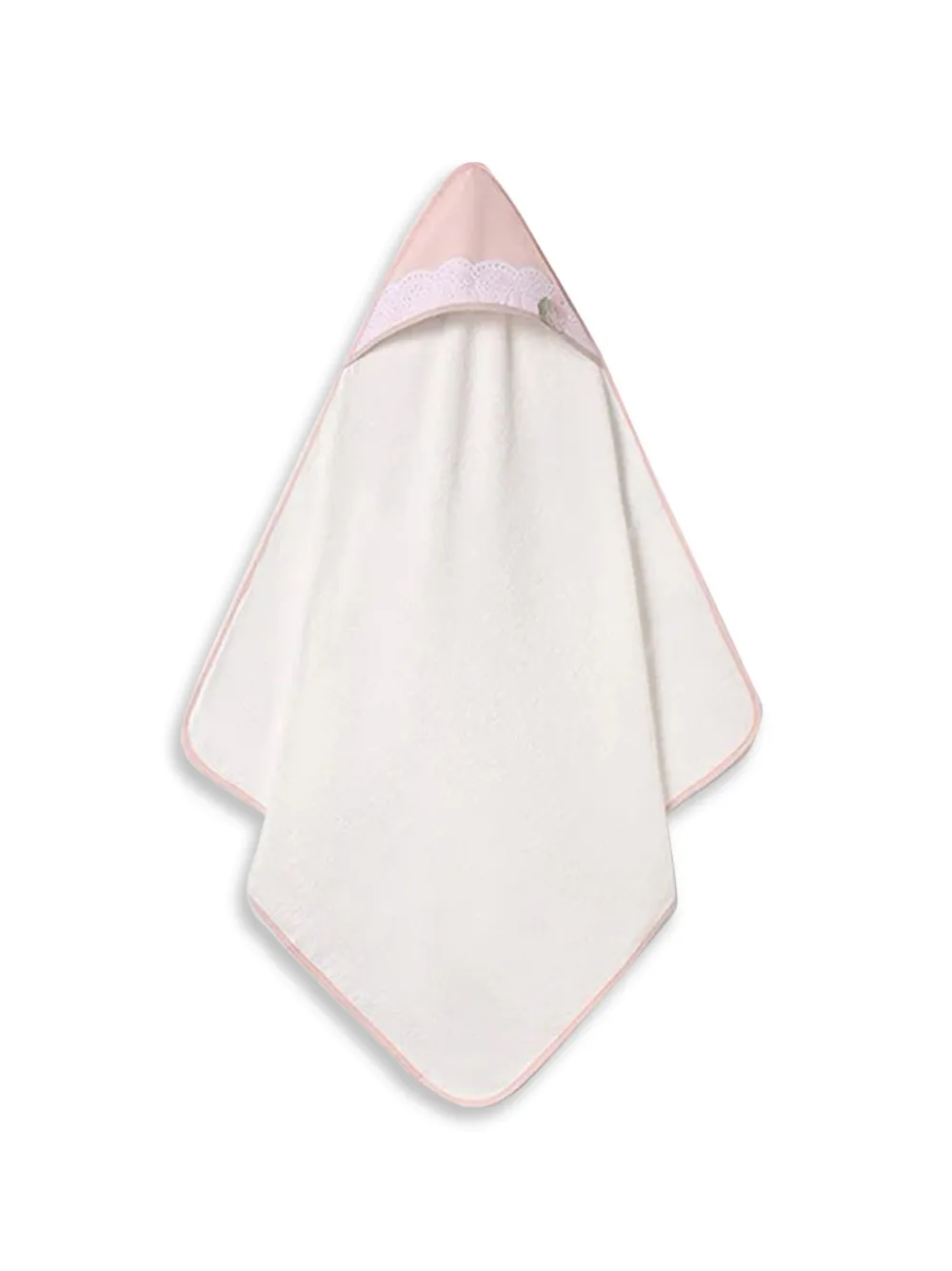 MAX MARA KIDS broderie-anglaise hooded towel - Weiß