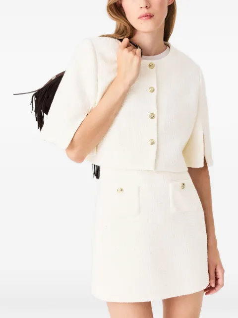 Maje 2-in-1 tweed dress