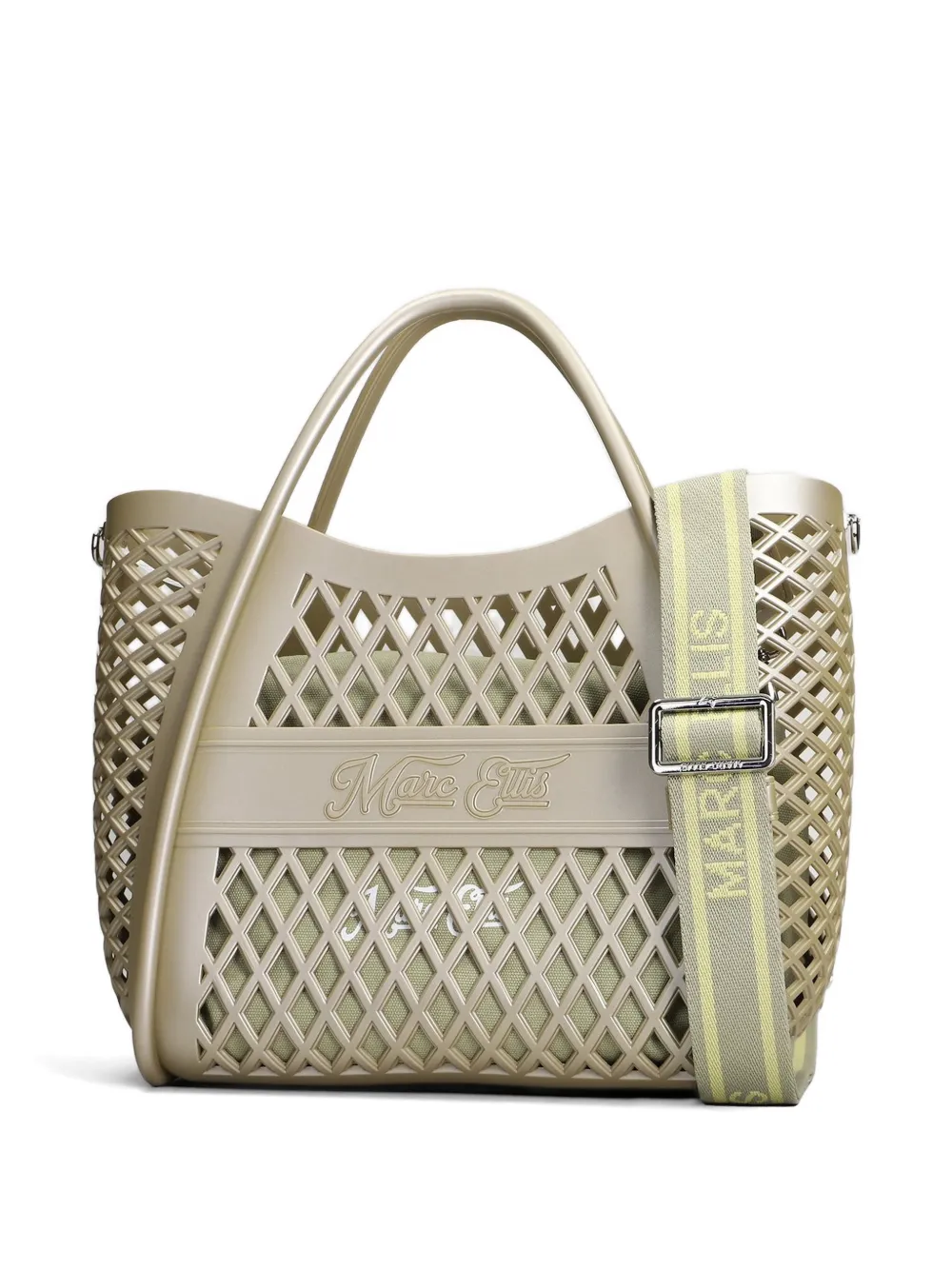 Marc Ellis Kleine Flat Basket shopper Beige