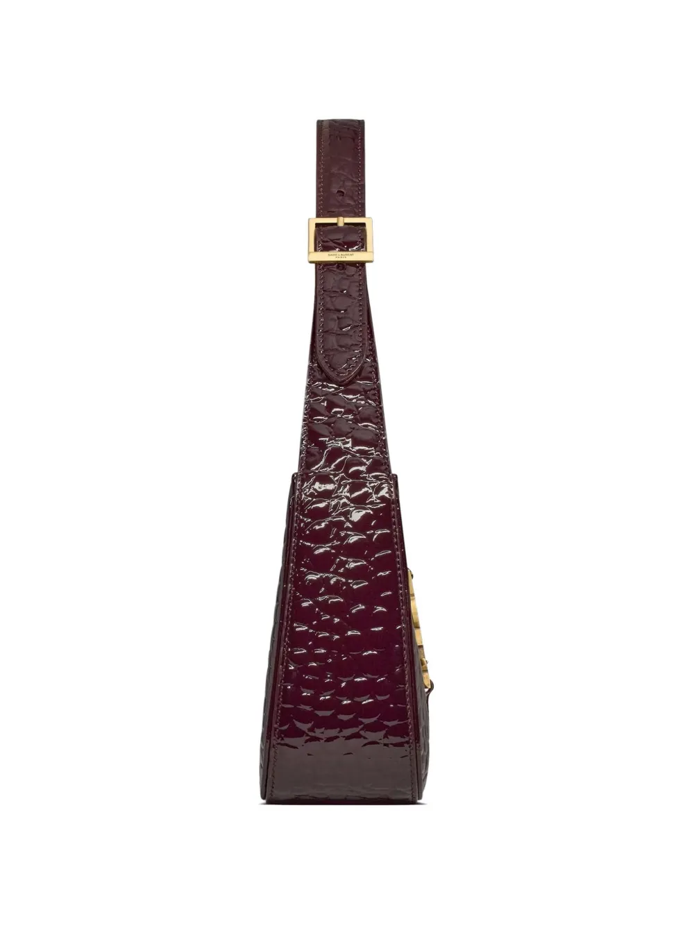 Saint Laurent Le 5 à 7 schoudertas met krokodillen-reliëf Rood