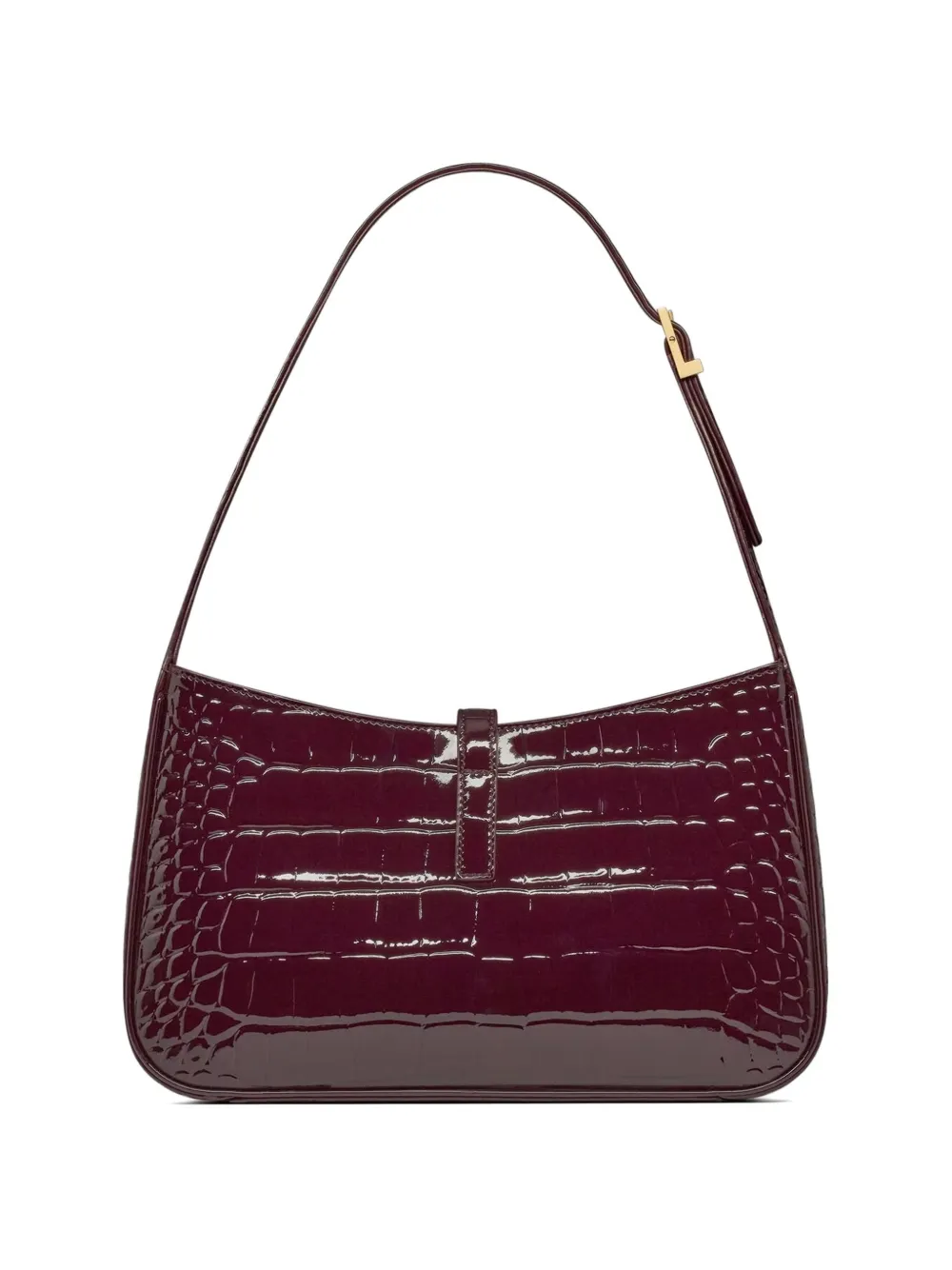 Saint Laurent Le 5 À 7 crocodile-effect Leather Shoulder Bag | Red